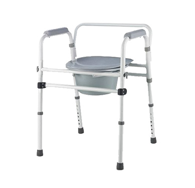 3-in-1 KD aluminum commode chair