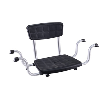 adjustable polyethylene bathtub seat with backrest