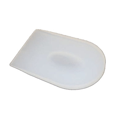 Flat heel pad